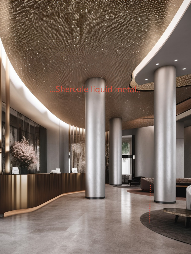 液態(tài)金屬能應(yīng)用到售樓部哪方面裝飾？
