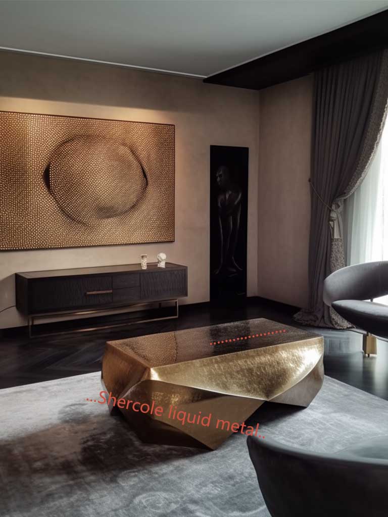 液態(tài)金屬能應(yīng)用到豪華住宅哪方面裝飾？
