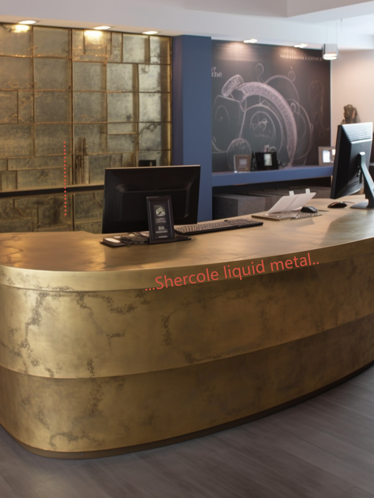 液態(tài)金屬裝飾在辦公室的應(yīng)用同樣多樣豐富。